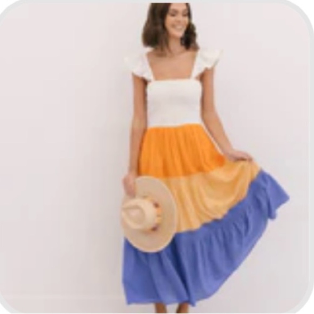 Sunshine Tienda Citrus Rainbow Rio Dress - Picture 2 of 6